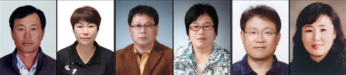 (좌로부터)광양동부농협 이홍식·고미정 부부, 보성축산농협 류상래·이경미 부부, 영광축산농협 정승수·최병옥 부부