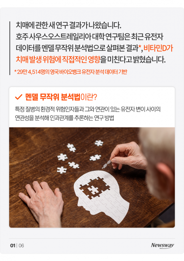 치매 위험 줄이고 싶다면 '이것' 드세요 기사의 사진
