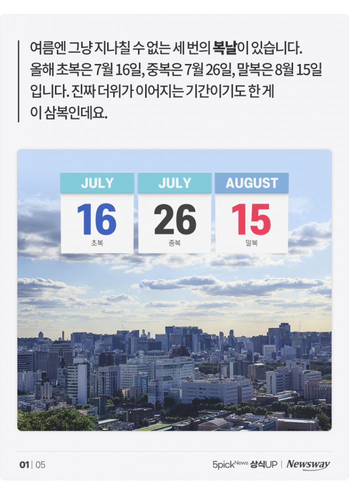 더운데 뜨거운 음식, 정말 '보양'이 될까? 기사의 사진