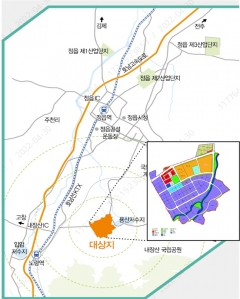 공급대상토지 위치도