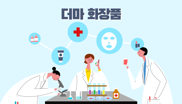 국내 제약·바이오기업들이 자사 제품·기술을 접목한 더마 코스메틱을 캐시카우로 점찍고 사업 확대에 나서고 있다. 그래픽=박혜수 기자