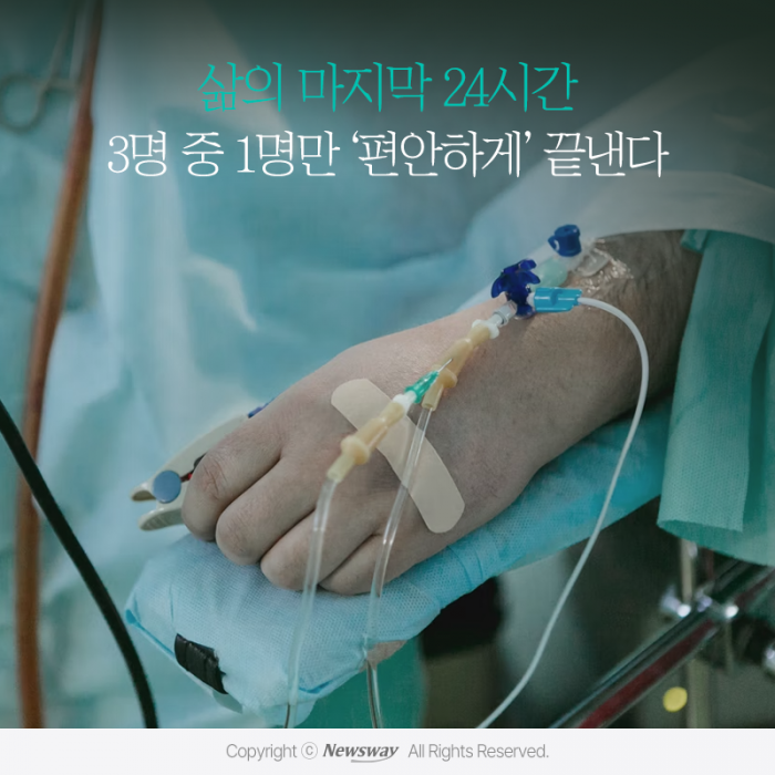 삶의 마지막 24시간, 3명 중 1명만 '편안하게' 끝낸다 기사의 사진