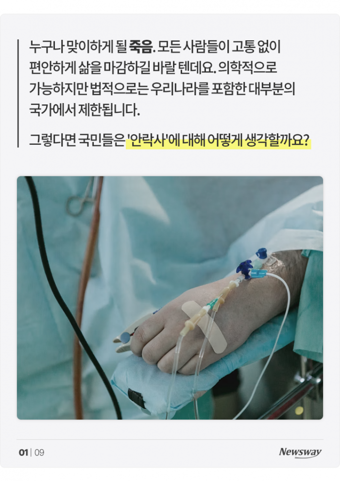 삶의 마지막 24시간, 3명 중 1명만 '편안하게' 끝낸다 기사의 사진