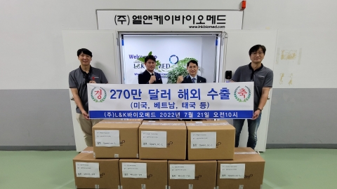 엘앤케이바이오메드, 미국·베트남 등 약 270만 달러 수출