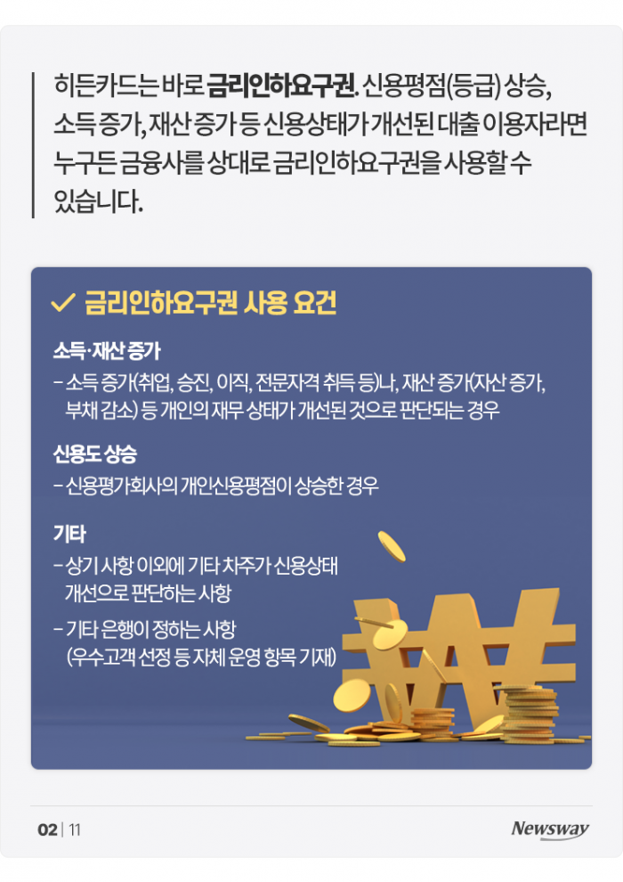 '초고금리 시대'에 대출자가 쓸 수 있는 히든카드가 있다고? 기사의 사진