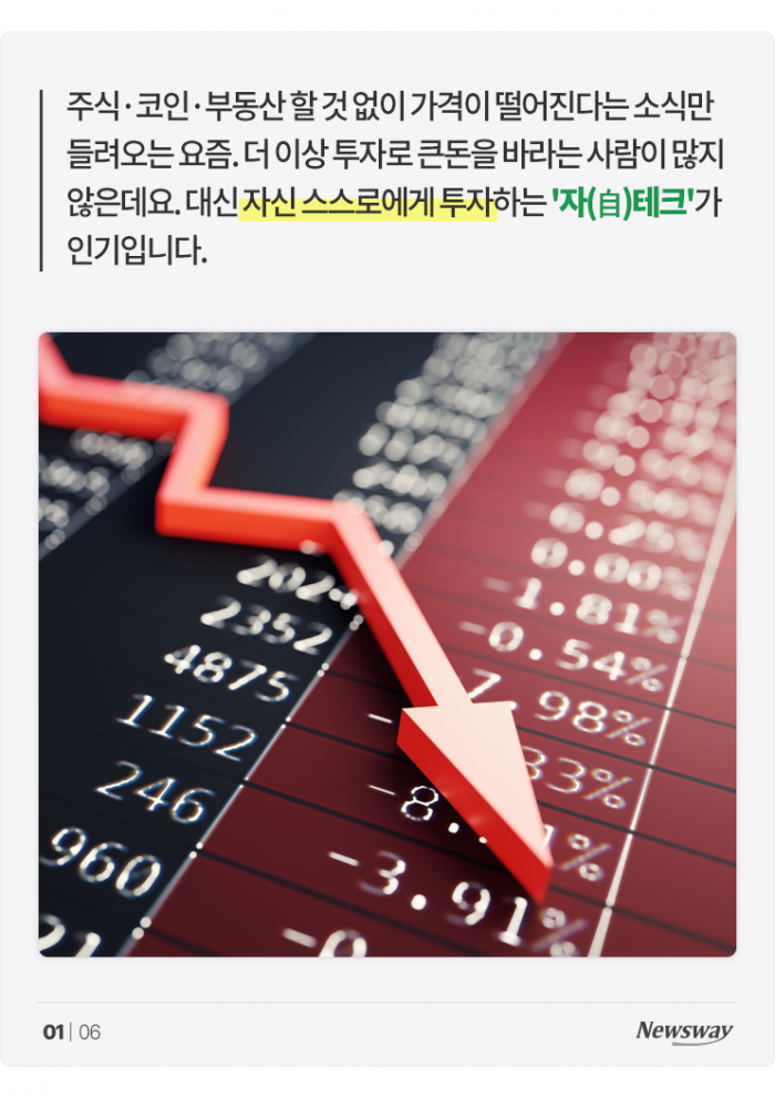 "믿을 건 몸뚱이뿐"···주식·부동산 지고 '자(自)테크' 뜬다 기사의 사진