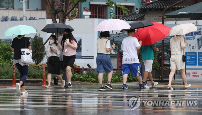 오늘 날씨, 전국 흐리고 장대비···한낮 '찜통더위' 계속. 사진=연합뉴스 제공