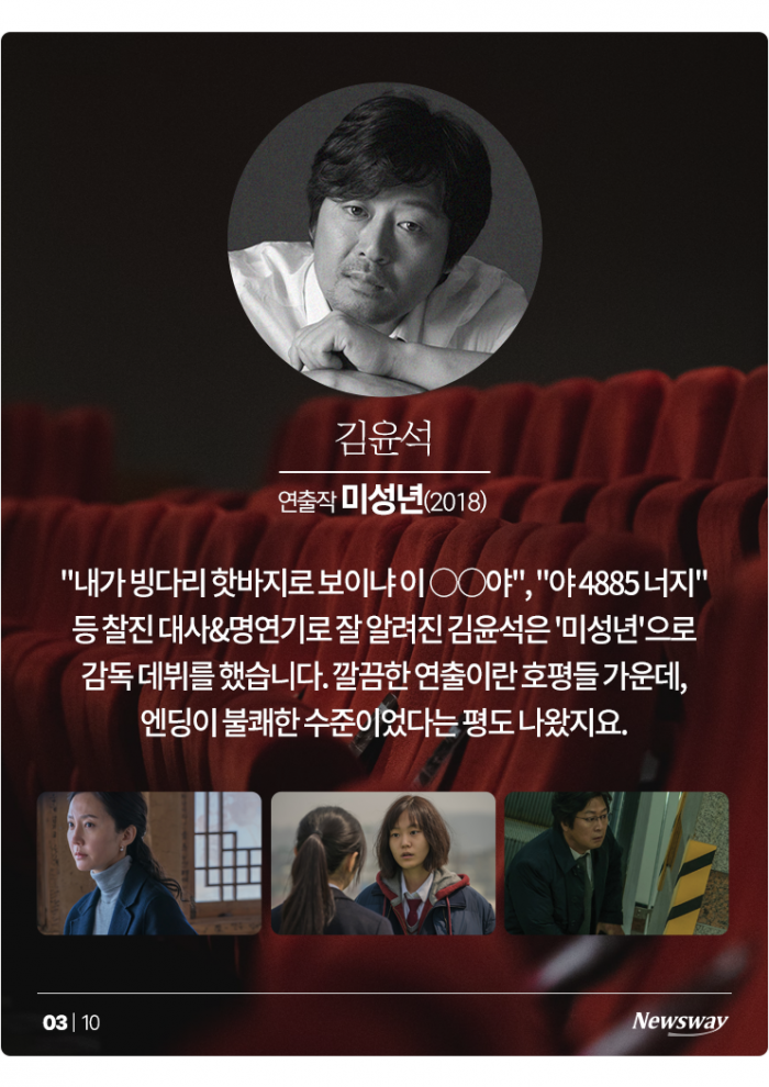 '답답해서 내가 찍는다' 메가폰 직접 잡는 국내 배우들 기사의 사진