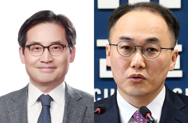 좌측부터 공정위원장 한기정·검찰총장 이원석 내정자. 사진=대통령실 제공.