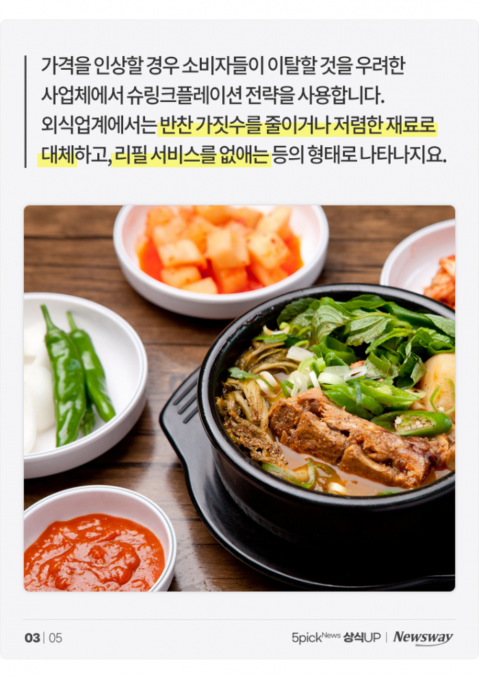 빈약해지는 음식들···가격 인상 대신 '○○○플레이션' 온다 기사의 사진