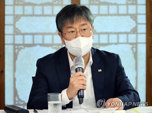 고위 당정협의회에서 발언하는 김대기 비서실장. 연합뉴스 제공
