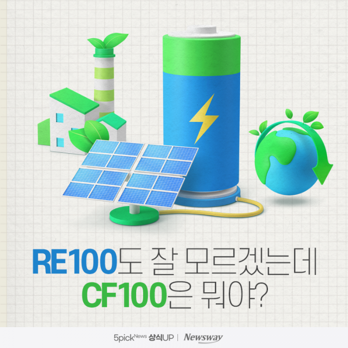 RE100도 잘 모르겠는데 CF100은 뭐야? 기사의 사진