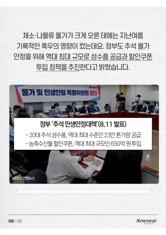"조상님도 피할 수 없다"···올 추석 고물가 상황은? 기사의 사진