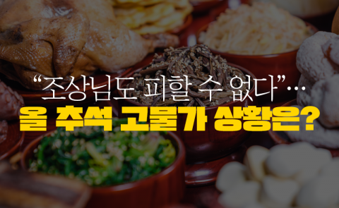 "조상님도 피할 수 없다"···올 추석 고물가 상황은?
