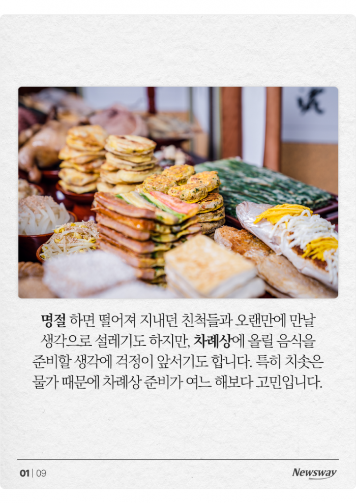 '전 부치기 멈춰' 그 차례상은 우리 예법이 아니었습니다 기사의 사진