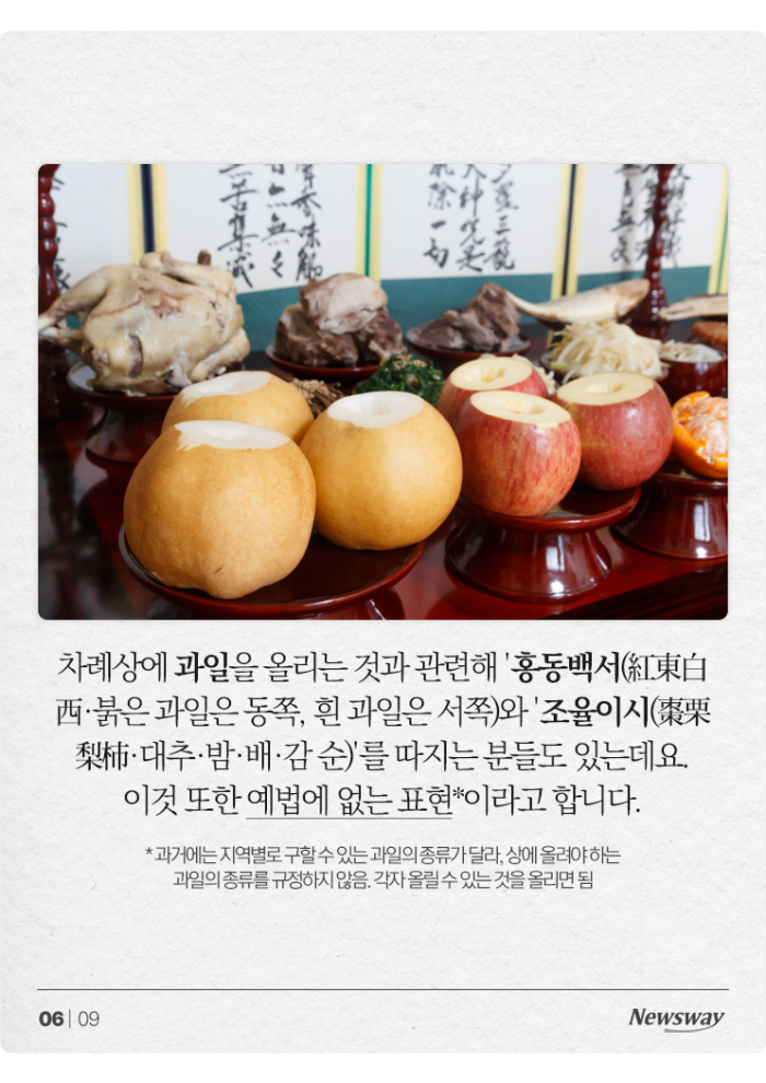 '전 부치기 멈춰' 그 차례상은 우리 예법이 아니었습니다 기사의 사진