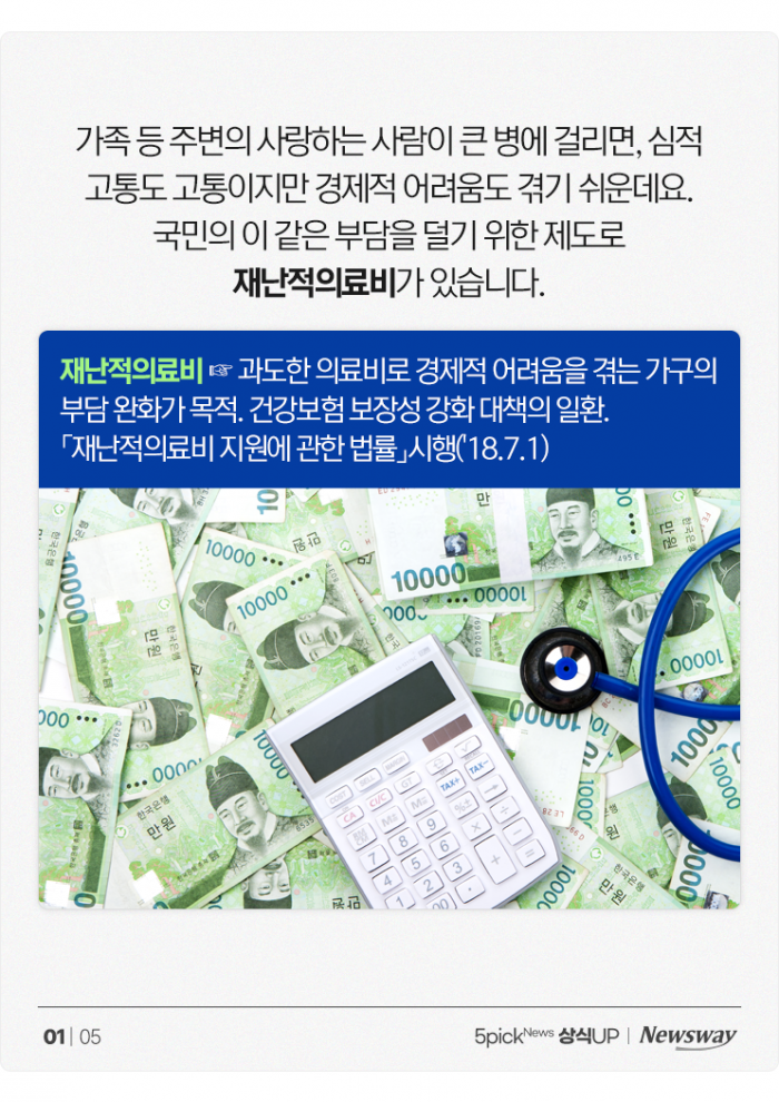 큰 병 왔을 때 '재난적의료비'···지원 대상 및 금액은? 기사의 사진