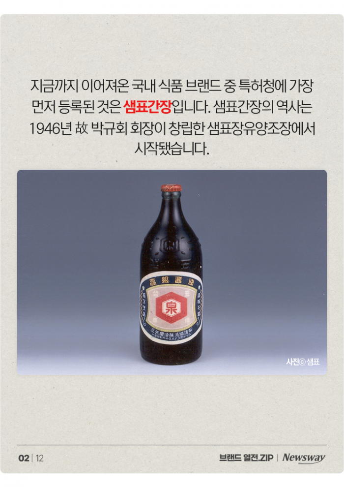 한국전쟁부터 21세기까지, 샘표가 간장 금은동을 휩쓰는 비결은? 기사의 사진