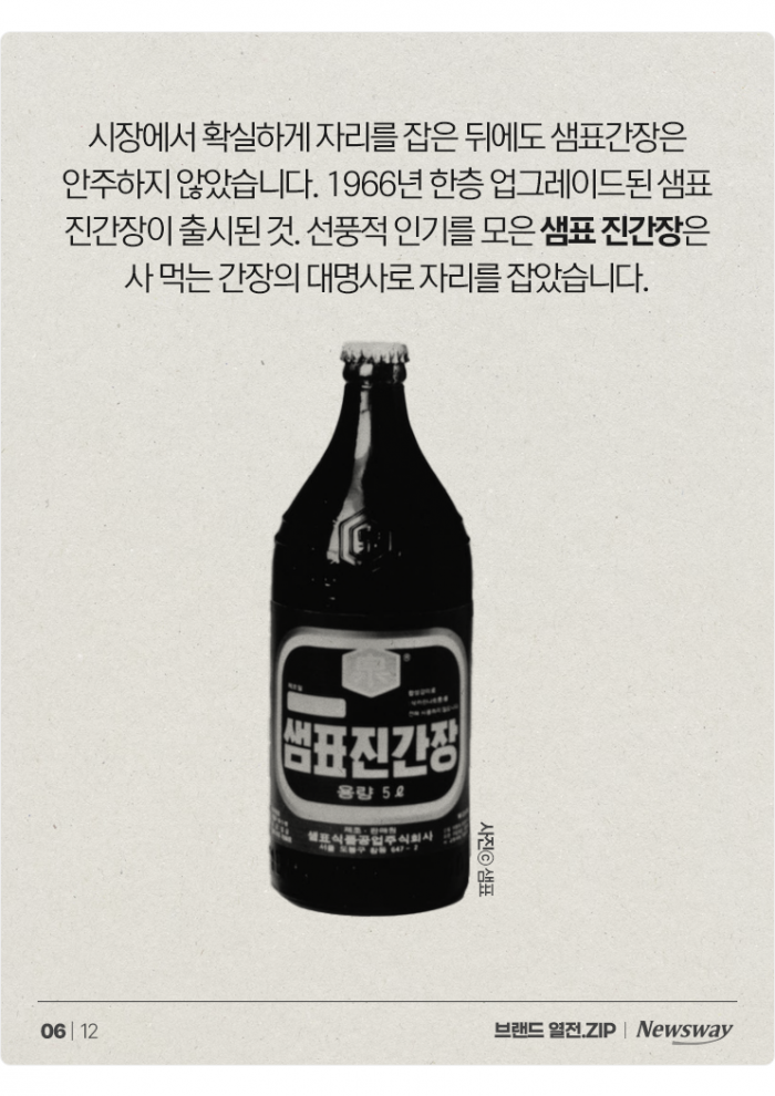 한국전쟁부터 21세기까지, 샘표가 간장 금은동을 휩쓰는 비결은? 기사의 사진