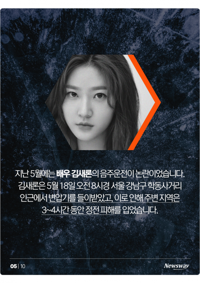 올해만 '곽도원, 김새론, 김민석···' 끊이지 않는 음주운전 왜? 기사의 사진