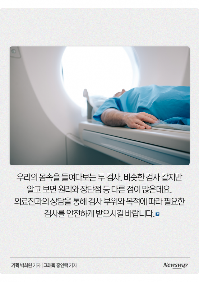 내 몸 들여다보는 CT와 MRI, 무엇이 다를까? 기사의 사진