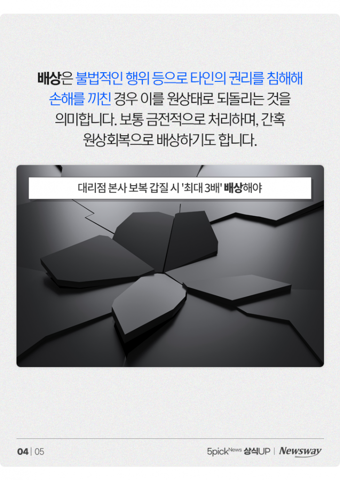 헷갈리는 보상과 배상, 어떻게 구분하나요 기사의 사진