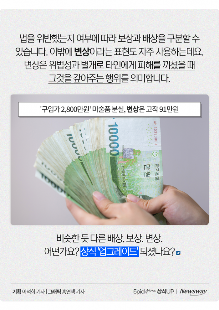 헷갈리는 보상과 배상, 어떻게 구분하나요 기사의 사진