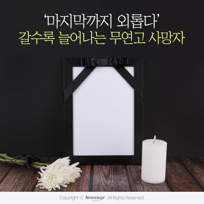 '마지막까지 외롭다' 갈수록 늘어나는 무연고 사망자 기사의 사진