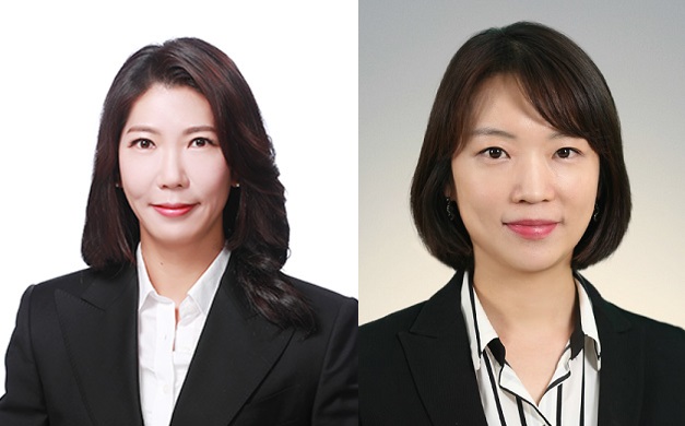 김혜연 승진자(왼쪽), 정눈실 승진자