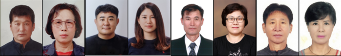 (좌로부터)박태수·이명순 부부(나주시, 동강농협) 변재승·하수진 부부(보성군, 회천농협) 백순환·주소영 부부(영광군, 서영광농협) 박득용·현덕순 부부(영암군, 월출산농협)