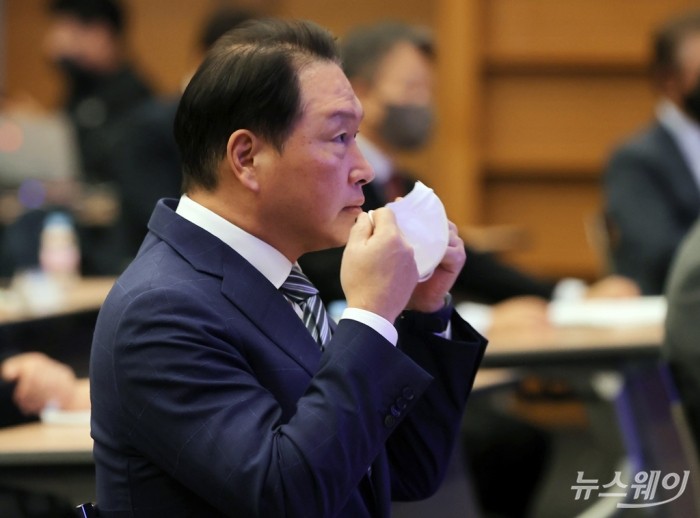 최태원 SK그룹 회장 사진=이수길 기자 leo2004@newsway.co.kr