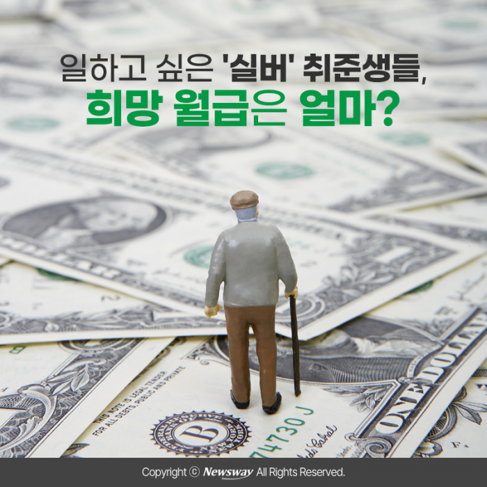 일하고 싶은 '실버' 취준생들, 희망 월급은 얼마? 기사의 사진