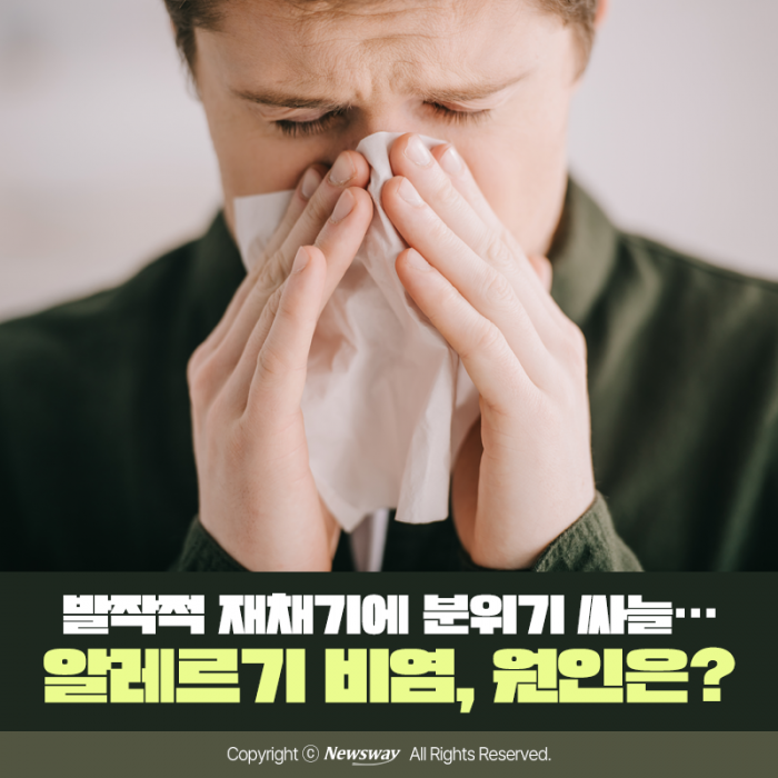 발작적 재채기에 분위기 싸늘···알레르기 비염, 원인은? 기사의 사진
