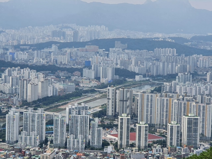 서울 아파트 밀집지역 전경. 사진=장귀용 기자