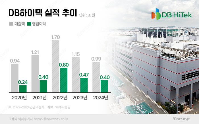 8인치 파운드리 호황 끝? DB하이텍, 먹거리 준비 '시동' 기사의 사진