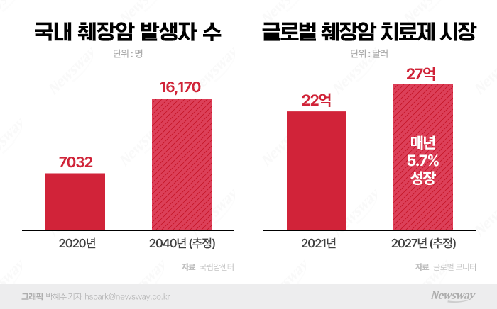 완치율 낮은 '췌장암', 치료제도 제한적···신약개발 몰린다 기사의 사진