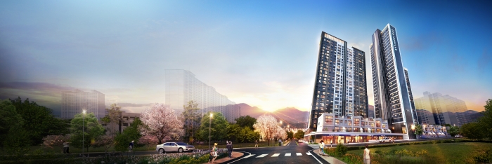 의왕삼신8차 가로주택사업 아파트 조감도
