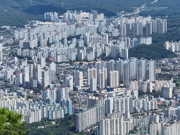 노원구 아파트 밀집 지역. 재건축을 앞둔 단지가 많다. 사진=장귀용 기자