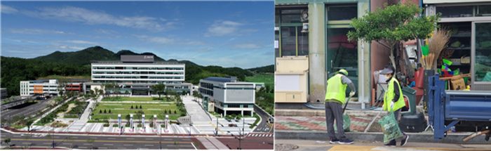 (좌)고흥군청 전경