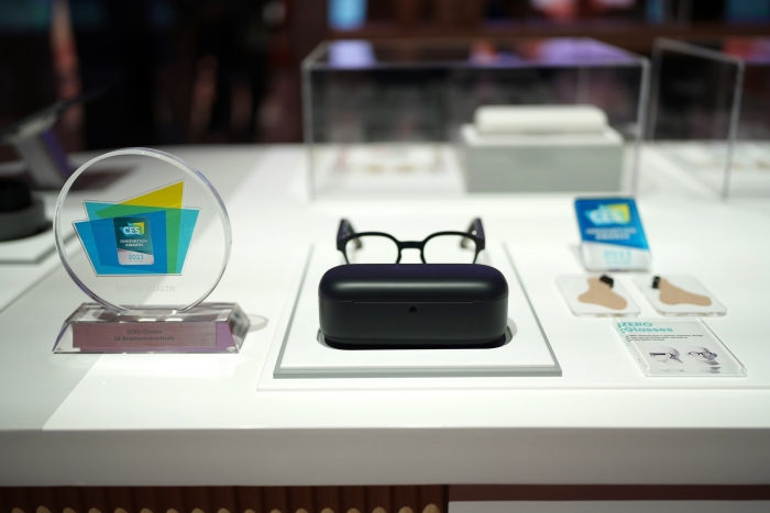 CES2023 혁신상(Innovation Awards)을 수상한 제로 글래스TM(Zero GlassesTM). SK바이오팜 제공