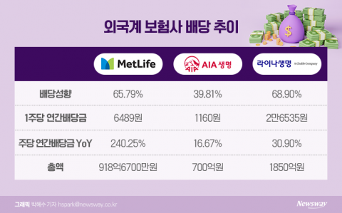 "모회사 이익만 챙기나"···외국계보험사, 고배당 정책 '눈총'