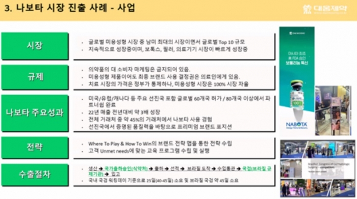 17일 한국제약바이오협회가 개최한 '브라질 제약시장 진출 설명회' 화면 캡쳐