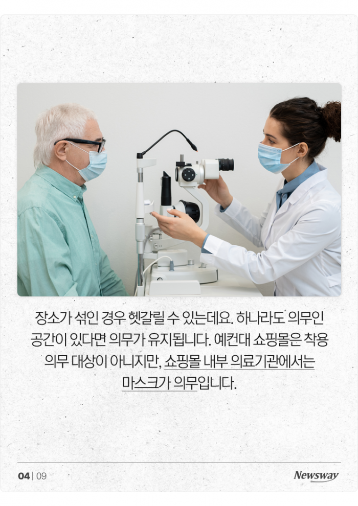 마스크, 엘리베이터에서 벗어도 되나요? 기사의 사진