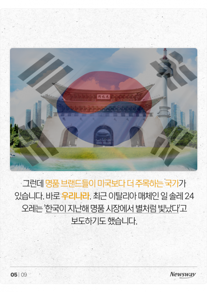 '인당 40만원 쓰는 나라' 이탈리아도 주목한 한국의 명품 사랑 기사의 사진