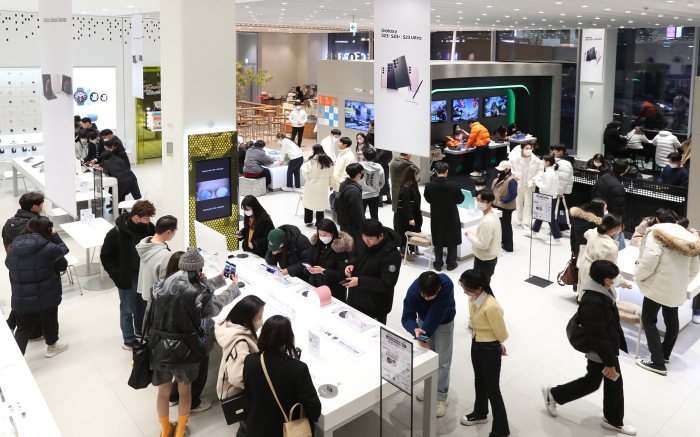 삼성 디지털프라자 홍대본점에 마련된 갤럭시 스튜디오 전경. 사진=삼성전자 제공