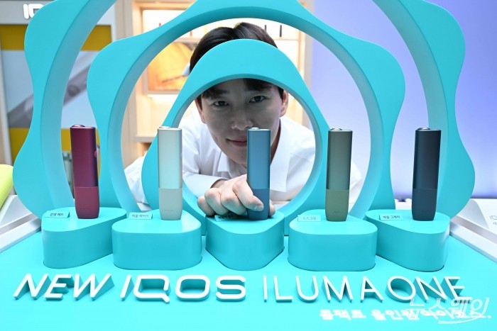 전자담배 신제품 '아이코스 일루마 원'. 사진=강민석 기자 kms@newsway.co.kr