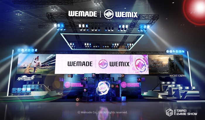 위메이드 타이베이 게임쇼 2024 부스 조감도. 사진=위메이드 제공