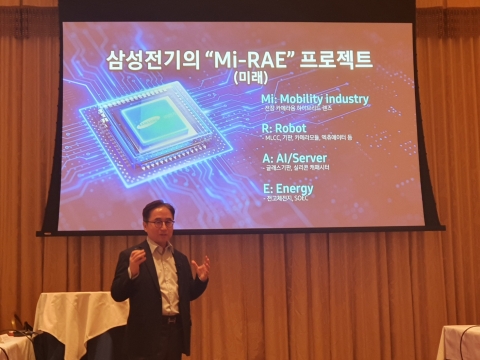 장덕현 삼성전기 사장 "신제품 양산 2025년부터···업황 희망적"