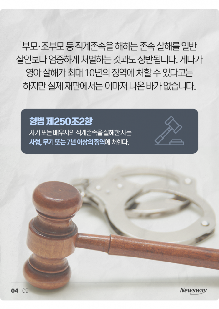 신생아 목숨 빼앗고도 집행유예 받는 이유 기사의 사진