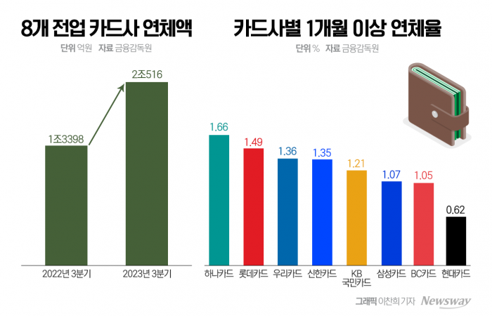 금융당국 신용사면에···카드사, 연체율 관리 '노심초사' 기사의 사진
